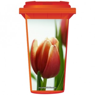 Tulips Wheelie Bin Sticker Panel